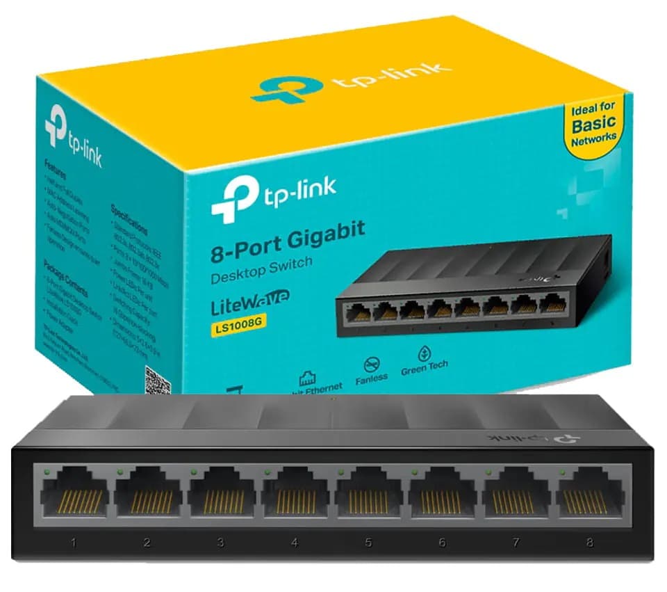 سوئیچ شبکه 8port tp-link 1000m LS1008G