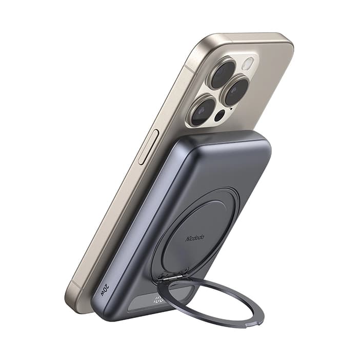 پاوربانک شارژر مکدودو MC-8371 | ظرفیت 10000mAh | مگسیف 2-در-1 | شارژ سریع 20W | گارانتی اصل — تصویر ۳