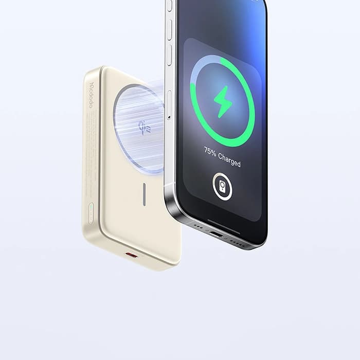 پاوربانک مگ‌سیف مک‌دودو MC-781 ظرفیت 10000mAh | شارژ سریع 30W، وایرلس و کابل همراه | ارسال فوری با گارانتی اصل از iDigie. — تصویر ۴