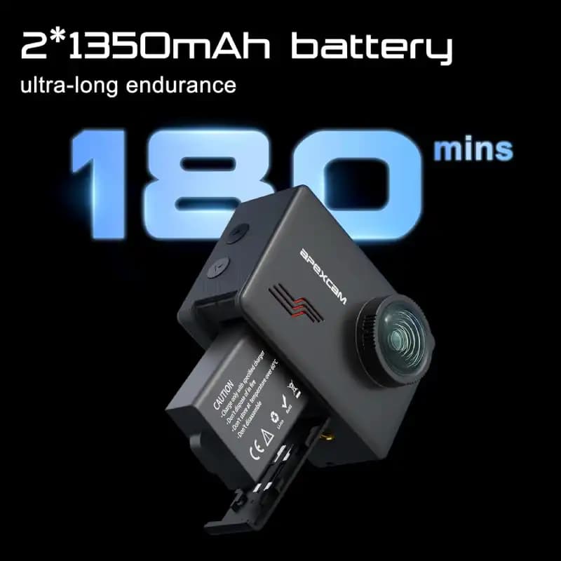 دوربین ورزشی و اکشن کامرا APEXCAM M80 PRO — تصویر ۶