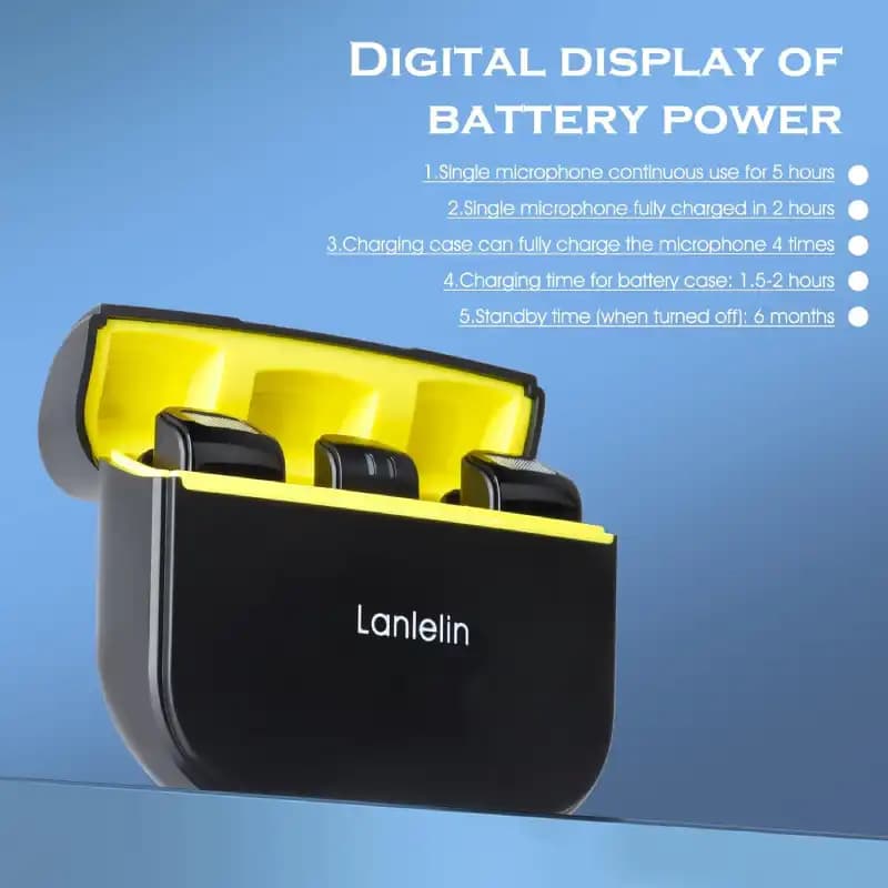 میکروفون بی سیم LANLELIN — تصویر ۲