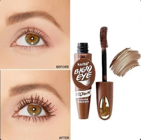 ریمل قهوه‌ای حجم‌دهنده کاریته (Karite) مدل Big Eye — تصویر ۲
