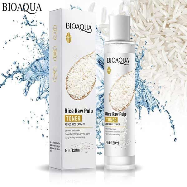 تونر روشن کننده برنج بیوآکوا BIOAQUA حجم ۱۲۰ میلی لیتر — تصویر ۴