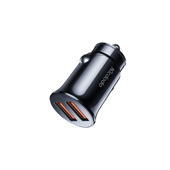 شارژر فندکی ۱۲ وات مک‌دودو CC-6602 | دو پورت USB + فست شارژ | ارسال فوری iDigie — تصویر ۲