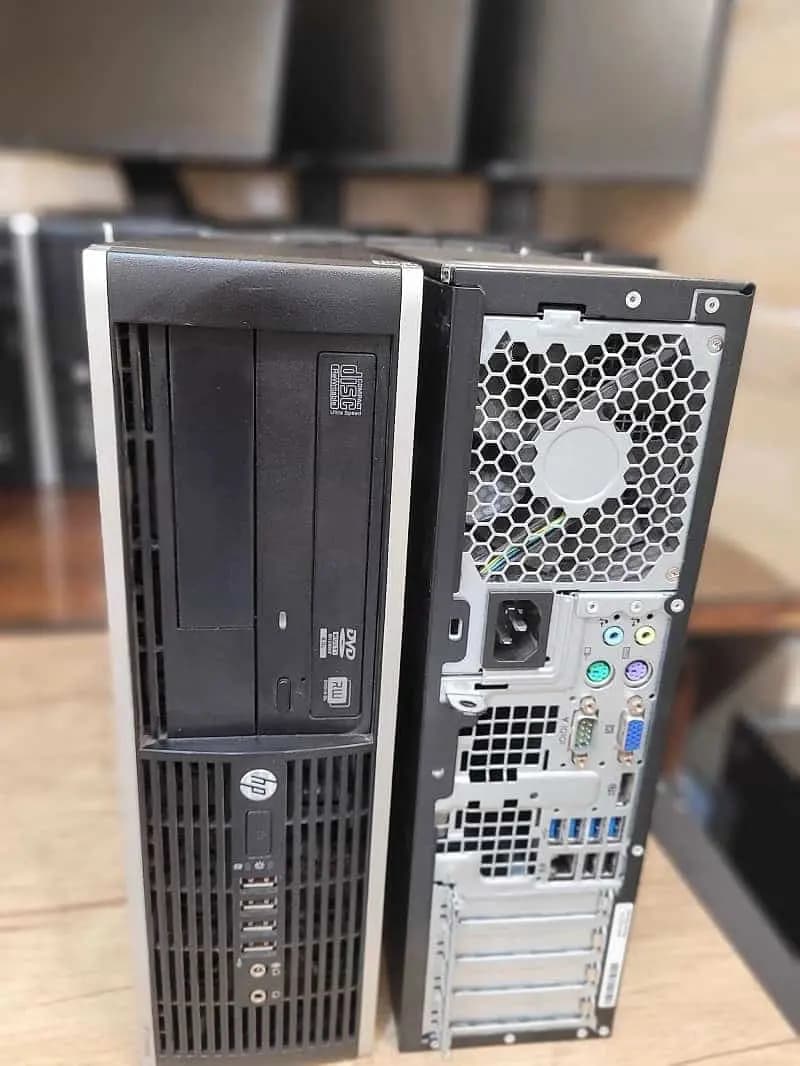 کیس استوک HP Compaq 8000 Elite پردازنده Core 2 Duo سایز مینی — تصویر ۲