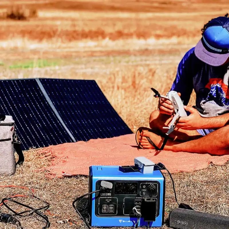 پنل خورشیدی BLUETTI PV200 SOLAR PANEL 200W ضدآب — تصویر ۴