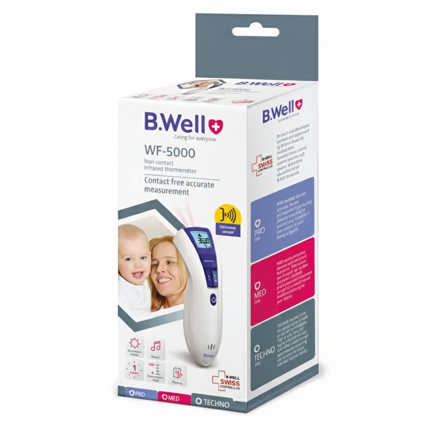 تب سنج(دماسنج) دیجیتالی لیزری بی ول (BWELL) مدل WF-5000