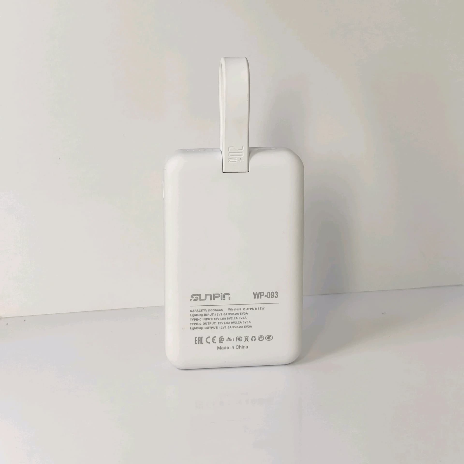 پاور بانک 10000 مگ سیف دار SUNPIN WP-93 — تصویر ۳