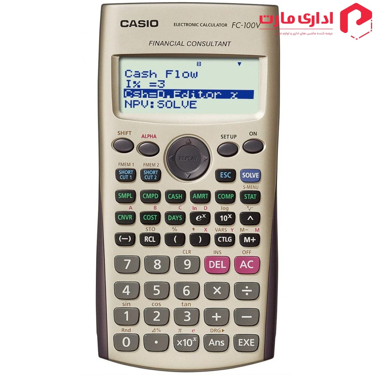 ماشین حساب مهندسی کاسیو مدل FC 100-V