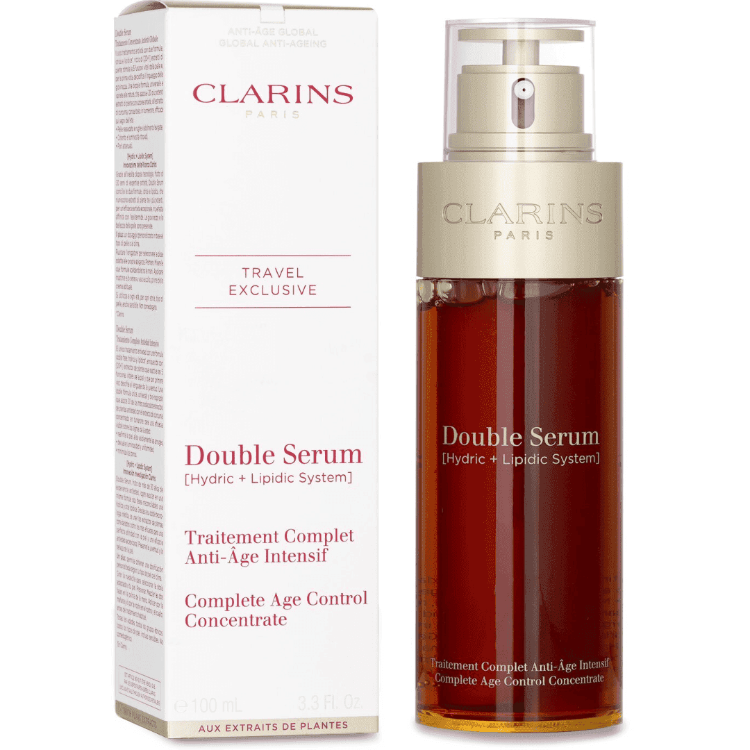 دابل سرم کنسانتره کنترل کننده پیری کلارنس CLARINS حجم 100 میلی لیتر — تصویر ۳