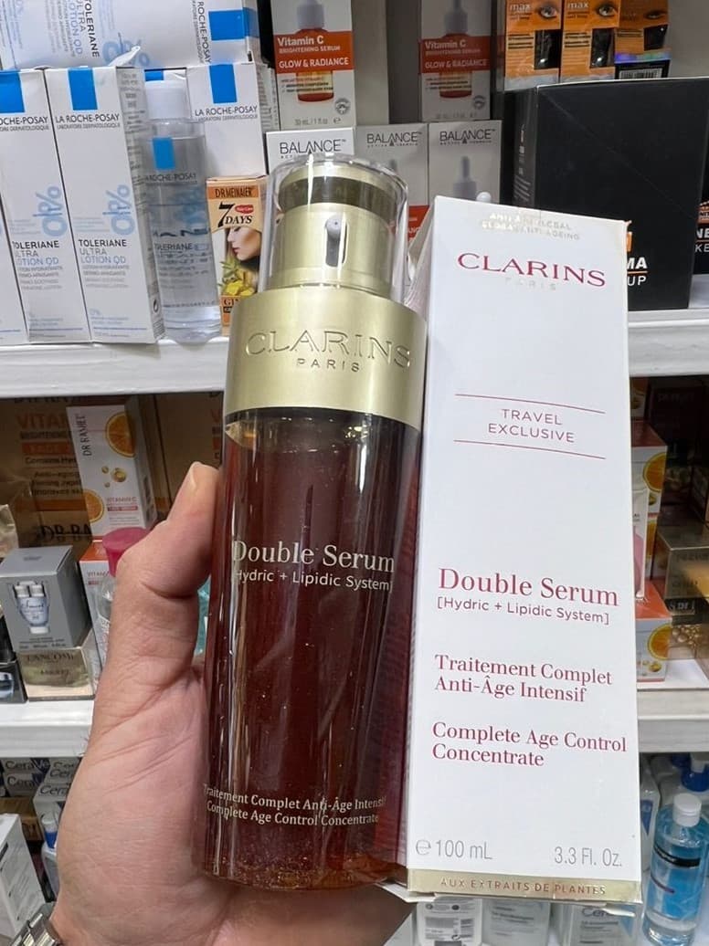 دابل سرم کنسانتره کنترل کننده پیری کلارنس CLARINS حجم 100 میلی لیتر — تصویر ۶