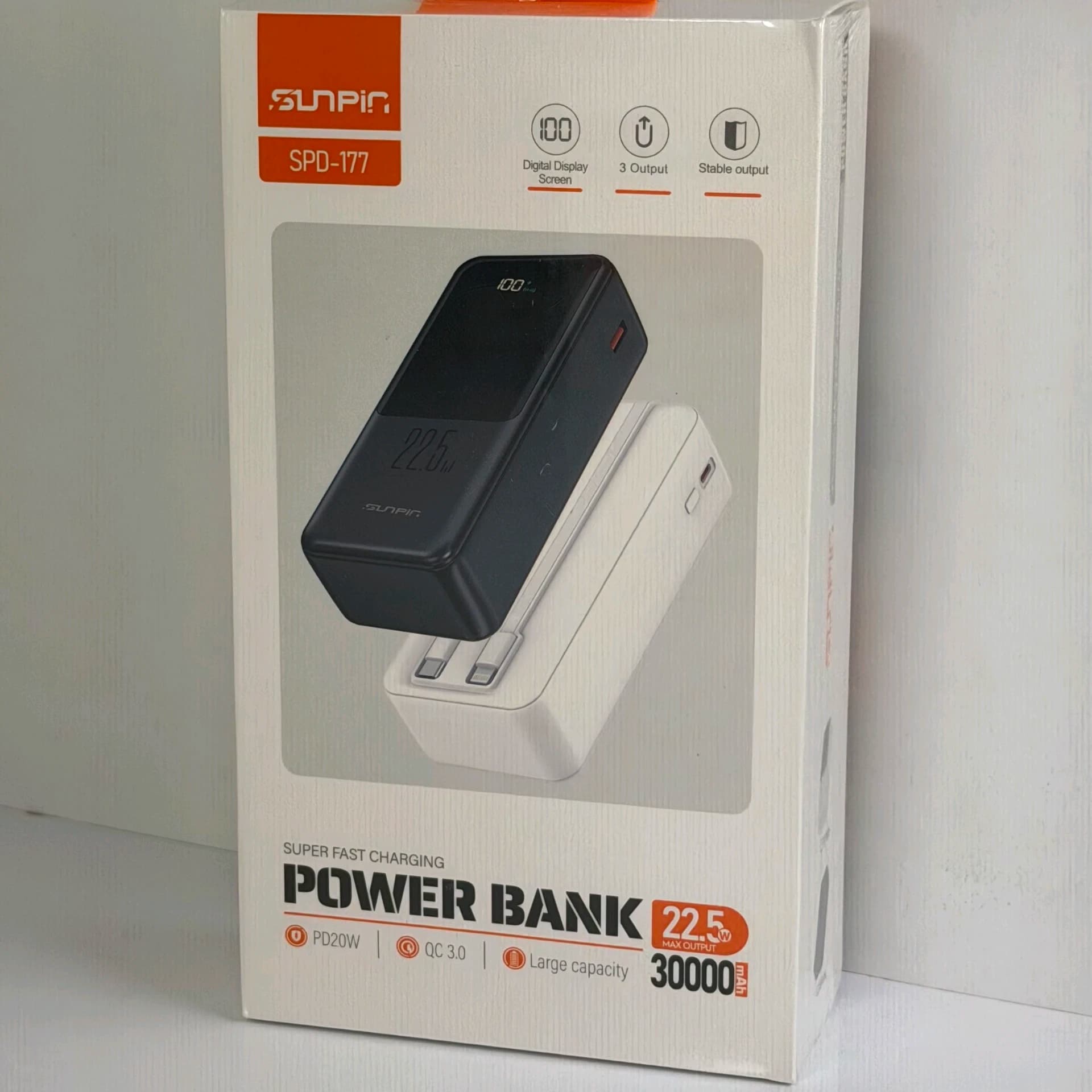 پاور بانک 30000 SUNPIN SPD-177