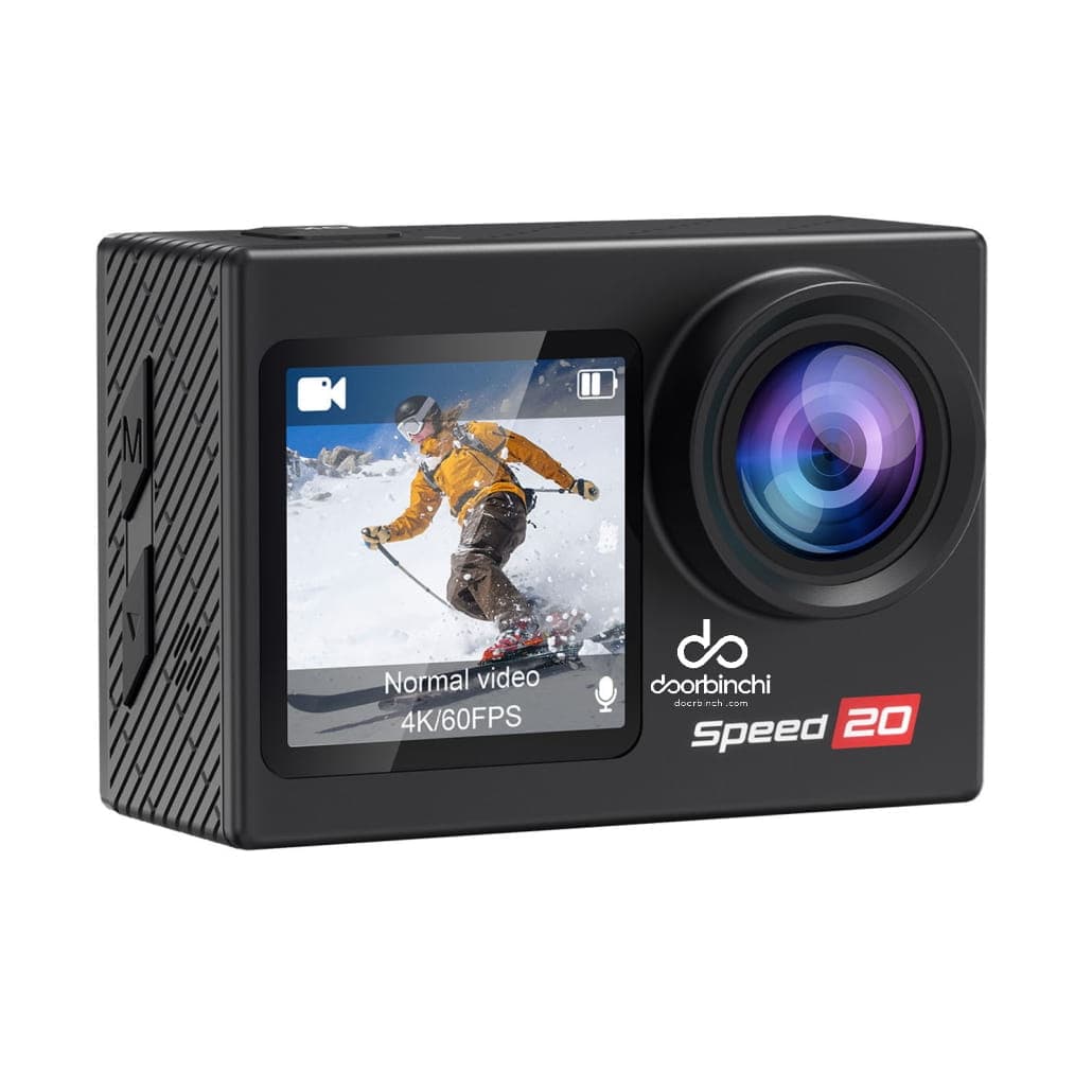 دوربین اکشن Hiicam Speed 20 با کیفیت 4K واقعی، دو صفحه نمایش و لرزشگیر EIS — تصویر ۳
