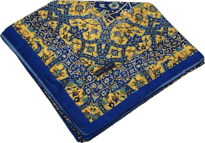 روسری سوپرنخ طرح سنتی — تصویر ۵