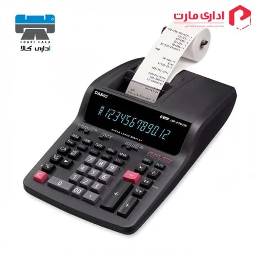 ماشین حساب رومیزی با چاپگر مدل DR-270TM کاسیو — تصویر ۲