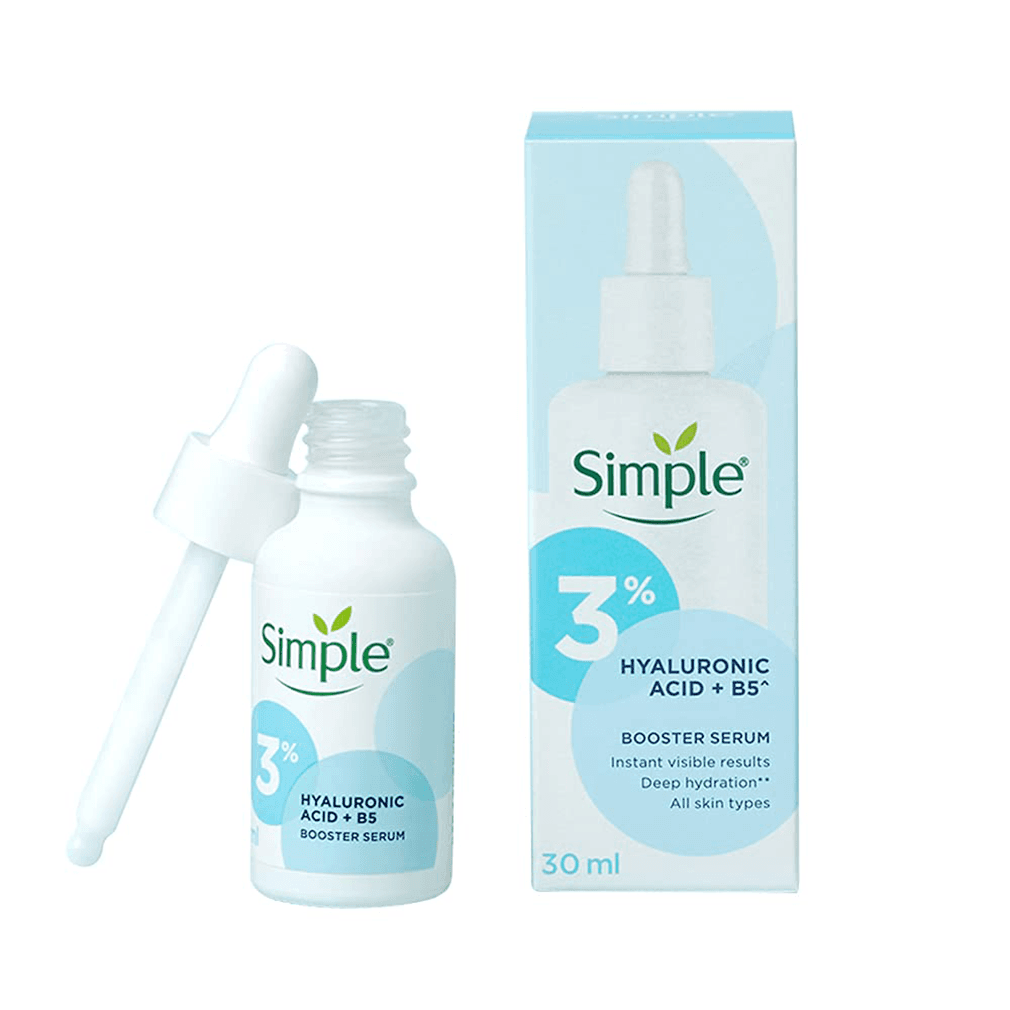 سرم هیالورونیک اسید و B5 سیمپل Simple حجم 30 میلی لیتر — تصویر ۴