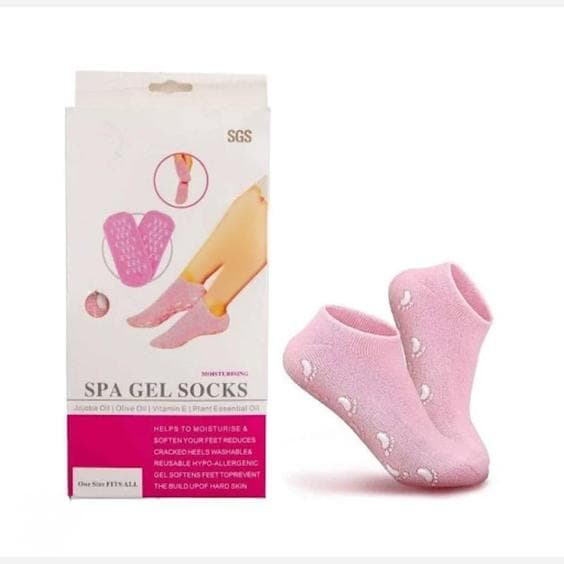 جوراب سیلیکونی مراقبت و ضد ترک پا Spa Gel Socks اورجینال — تصویر ۶