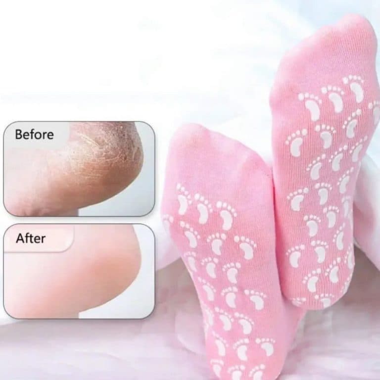 جوراب سیلیکونی مراقبت و ضد ترک پا Spa Gel Socks اورجینال — تصویر ۷
