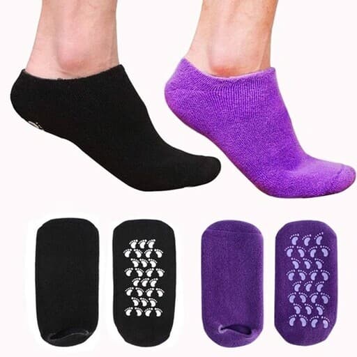 جوراب سیلیکونی مراقبت و ضد ترک پا Spa Gel Socks اورجینال — تصویر ۳