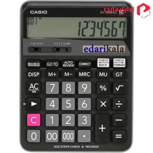 ماشین حساب DJ-120D Plus کاسیو — تصویر ۲