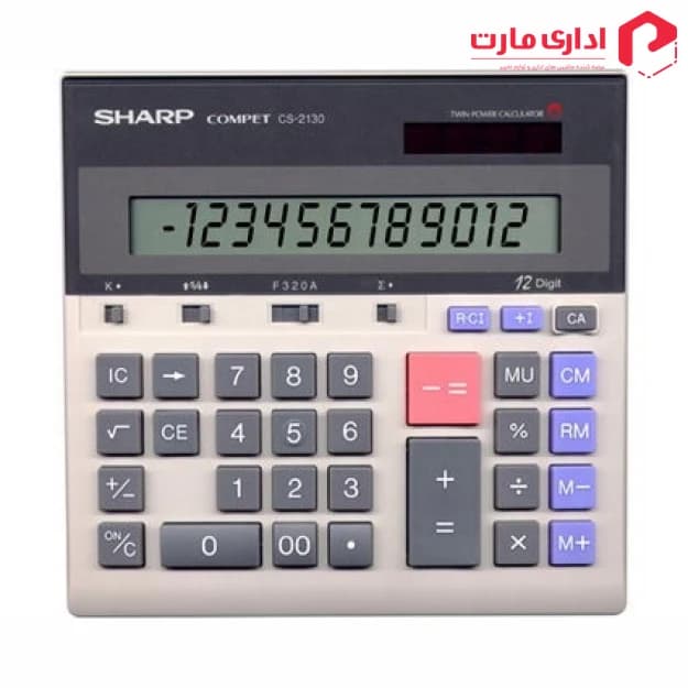 ماشین حساب رومیزی شارپ مدل CS-2130 — تصویر ۲