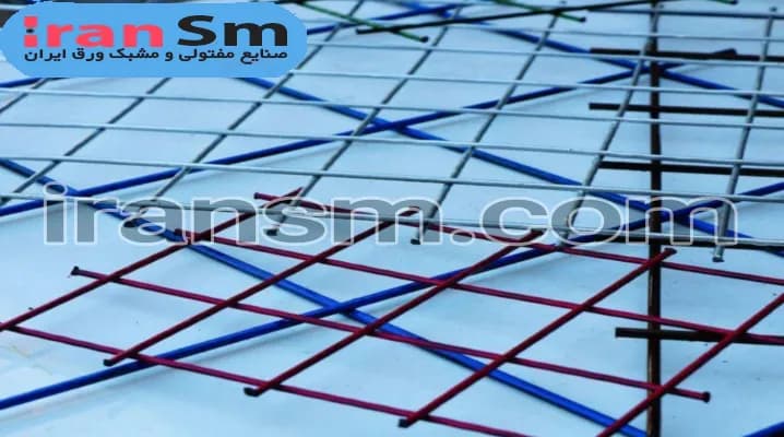 توری مش (جوشی) قطر سیم 3.3mm چشمه 5cm | چشمه 50mm | ابعاد ۲×۱ متر