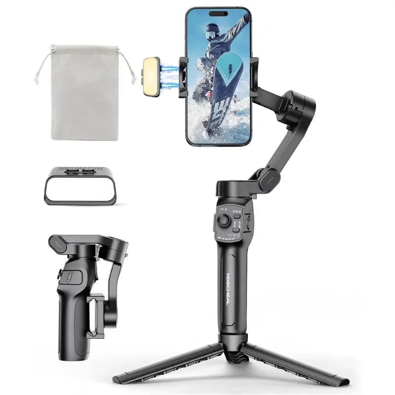 گیمبال و لرزشگیر موبایل | KOSCHEAL L9 LITE 3 AXIS GIMBAL