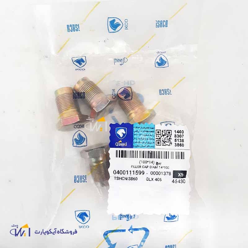 پیچ بازدید روغن گیربکس پژو 405 شرکتی ایساکو — تصویر ۲