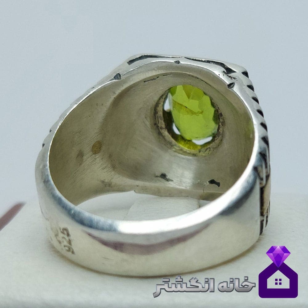 انگشتر زبرجد رکاب اسپرت کد154 — تصویر ۴