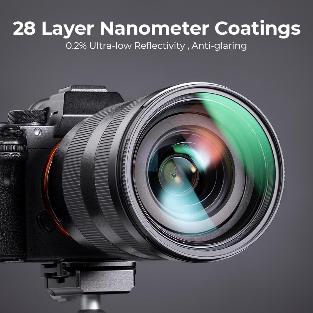 فیلتر لنز UVL380 55 mm K&FCONCEPT — تصویر ۵