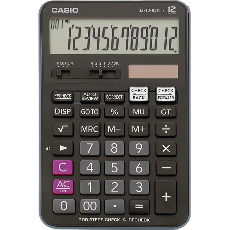 ماشین حساب کاسیو مدل JJ-120D Plus — تصویر ۴