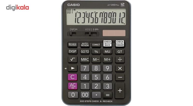ماشین حساب کاسیو مدل JJ-120D Plus — تصویر ۵