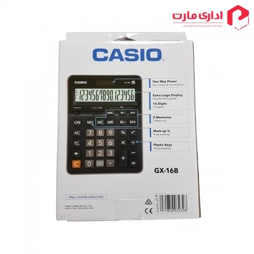 ماشین حساب کاسیو مدل GX-16B — تصویر ۴
