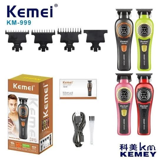 ماشين اصلاح سر و صورت کیمی Kemei km-999 — تصویر ۲