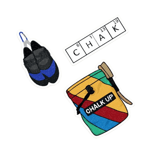 استیکر کاربن طرح Chalk up