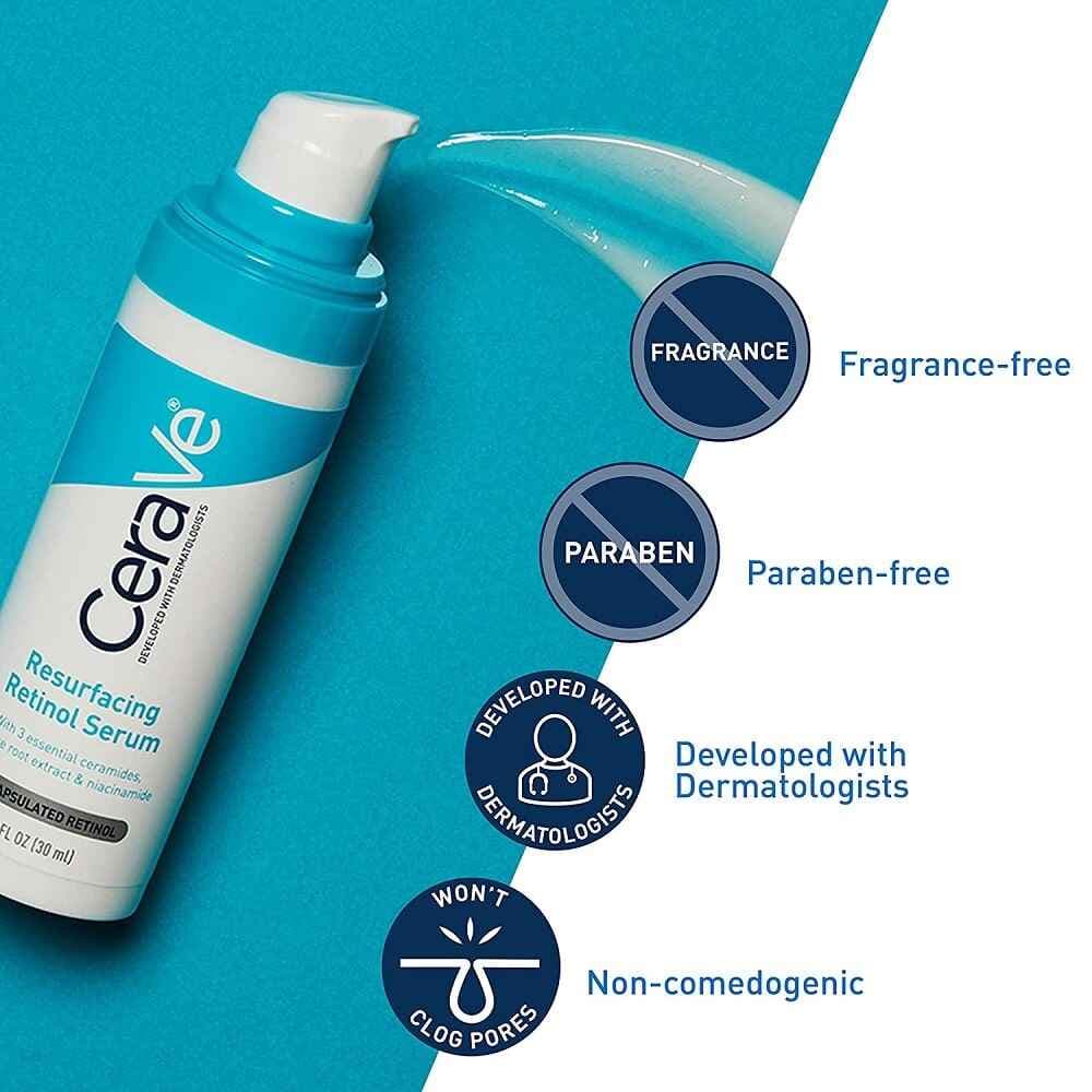سرم رتینول بازسازی کننده پوست سراوی CeraVe حجم 30 میلی لیتر — تصویر ۵