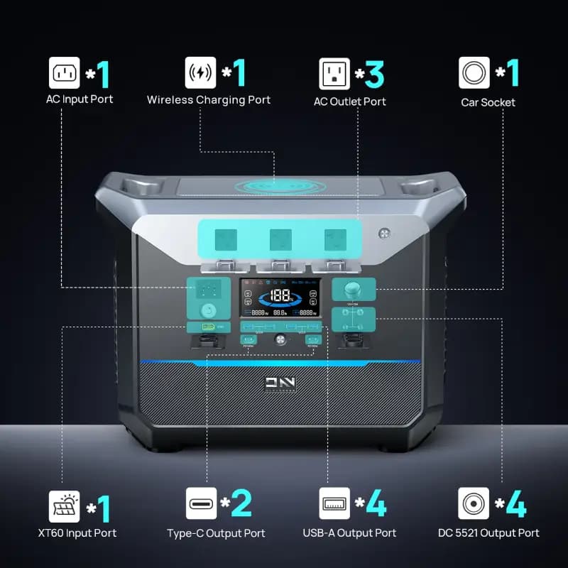 پاور استیشن DaranEner NEO2000 | اصلی و اورجینال — تصویر ۲