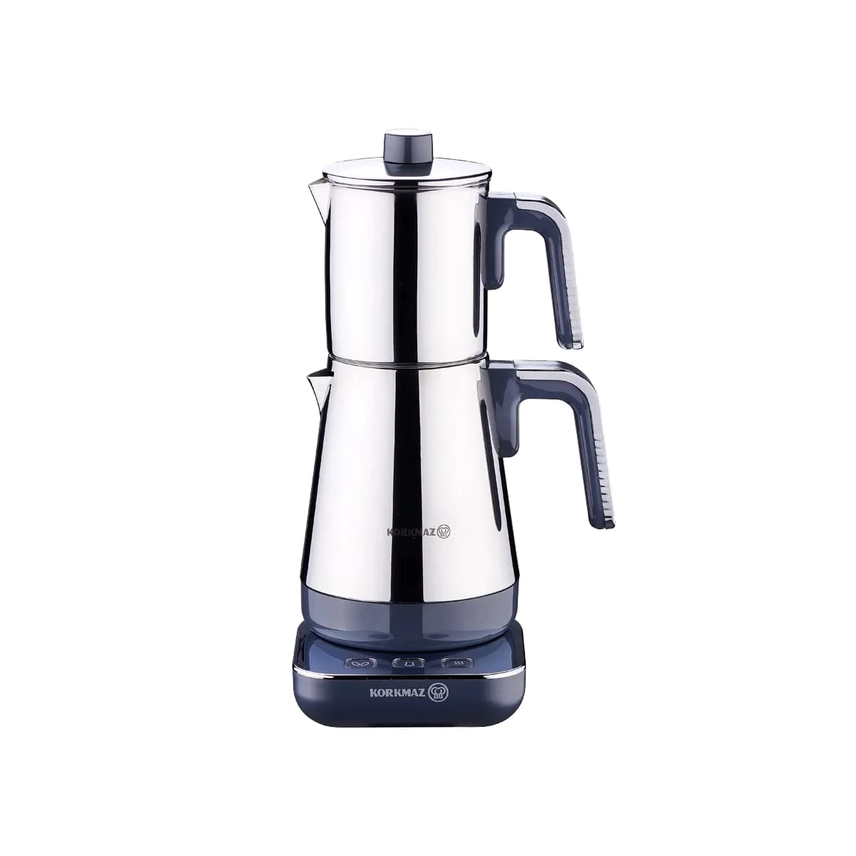 چای ساز اتوماتیک برقی 1600 وات 0.9 + 1.3 لیتر استیل براق مدرنا کرکماز 850-03
