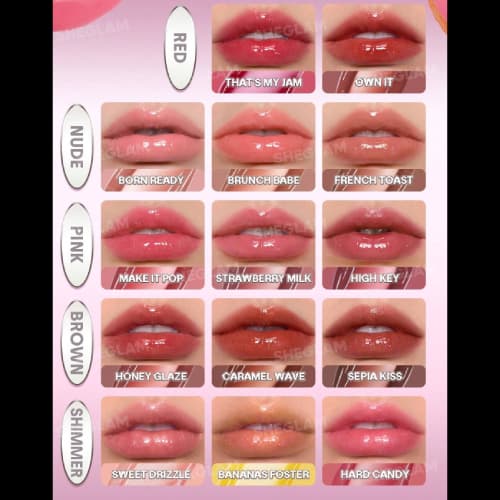 لیپ گلاس شیشه ای شیگلم مدل Glass Lock Air Gloss رنگ High Key — تصویر ۲