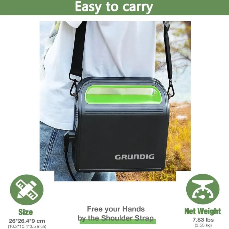 پاور استیشن قابل حمل GRUNDIG 300W 311Wh/86400mAh — تصویر ۲