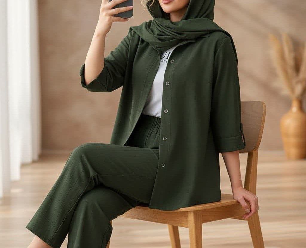 شومیز شلوار خنک سلین — تصویر ۲