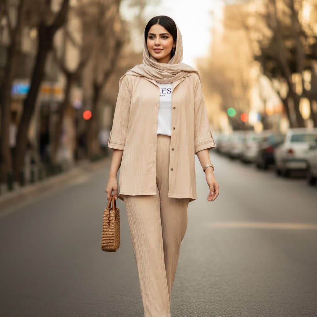 شومیز شلوار خنک سلین