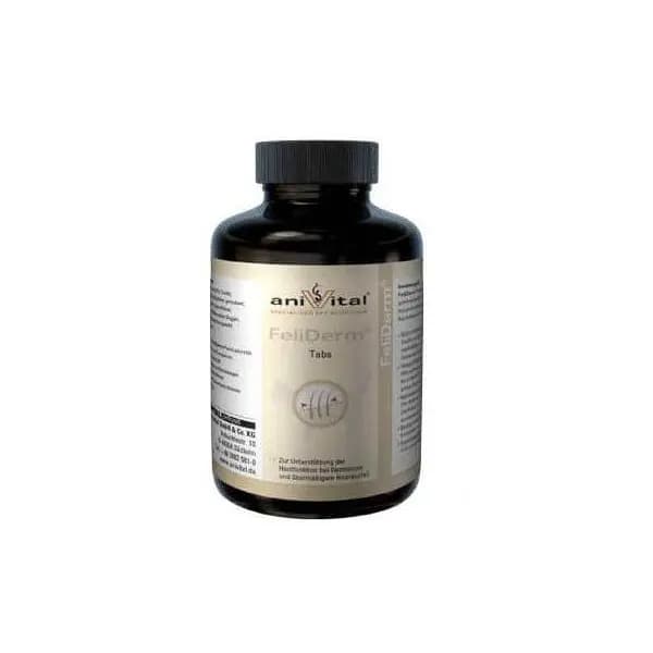 قرص مکمل تقویت پوست و موی گربه آنی ویتال Anivital FeliDerm