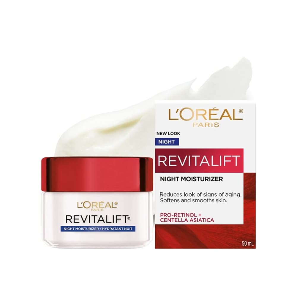 کرم ضد چروک فرم دهنده و مرطوب کننده شب لورال Revitalift Loreal
