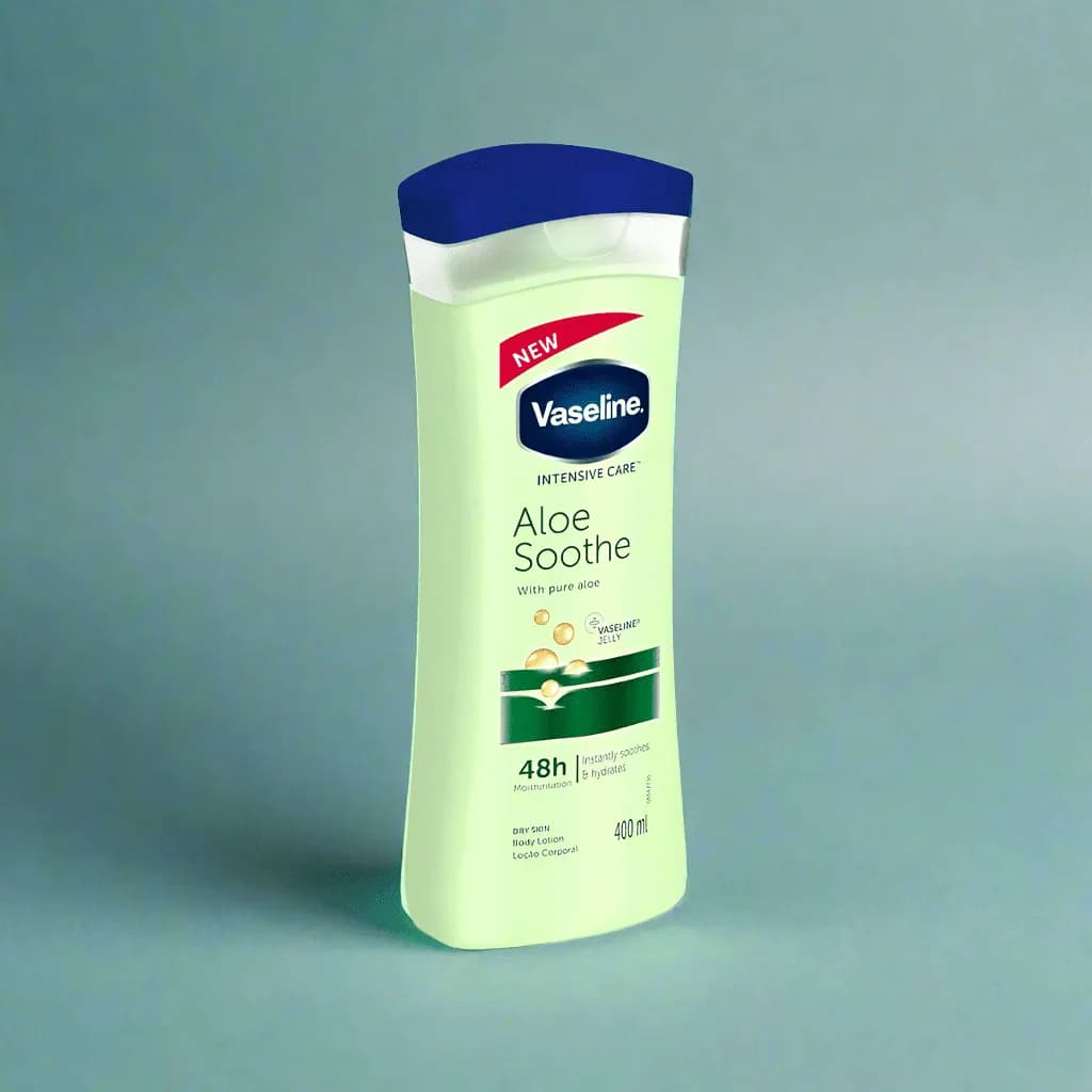 لوسیون بدن الوئه ورا وازلین مدل Aloe soothe حجم 400ml — تصویر ۲