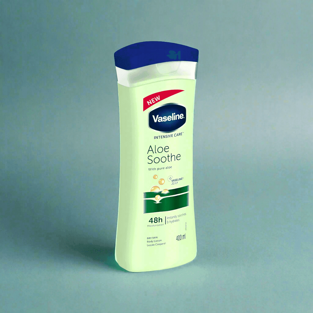 لوسیون بدن الوئه ورا وازلین مدل Aloe soothe حجم 400ml — تصویر ۴