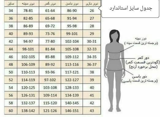پیراهن مجلسی سایز بزرگ ریسه ای آستین حلقه (دامن کرپ) — تصویر ۵