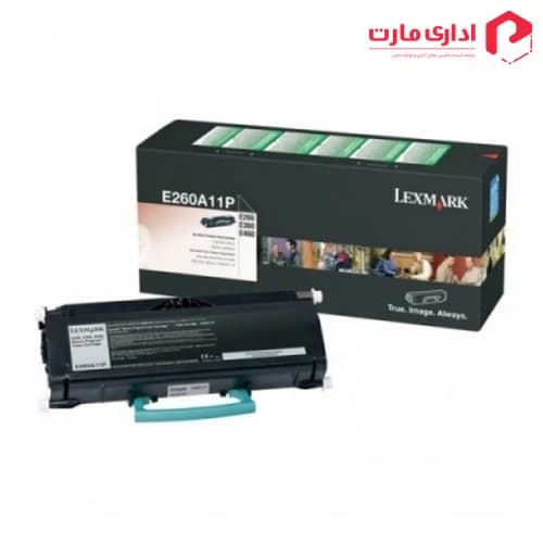 کارتریج تونر مشکی لکسمارک مدل E260A — تصویر ۲