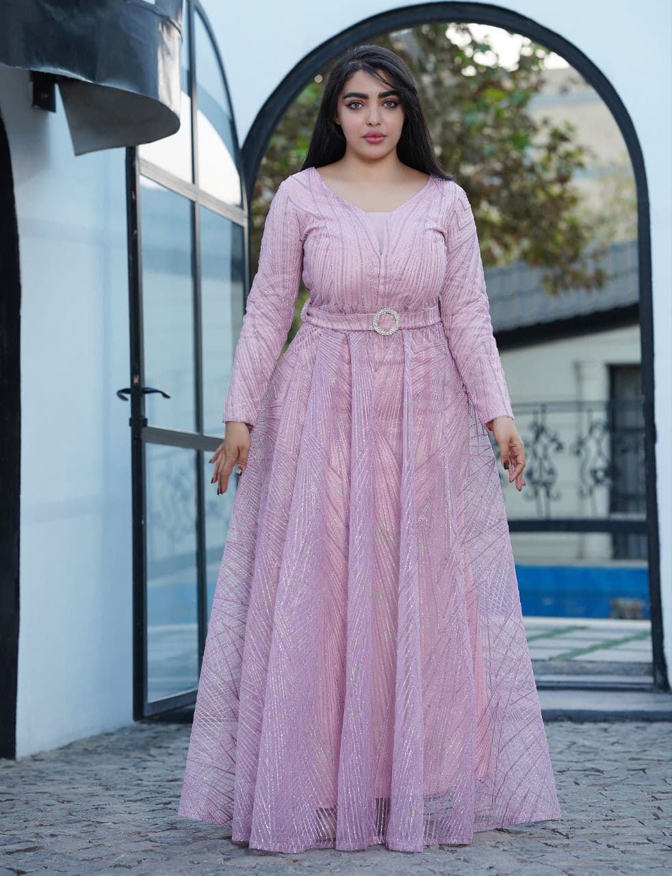 پیراهن مجلسی سایز بزرگ سمیرا