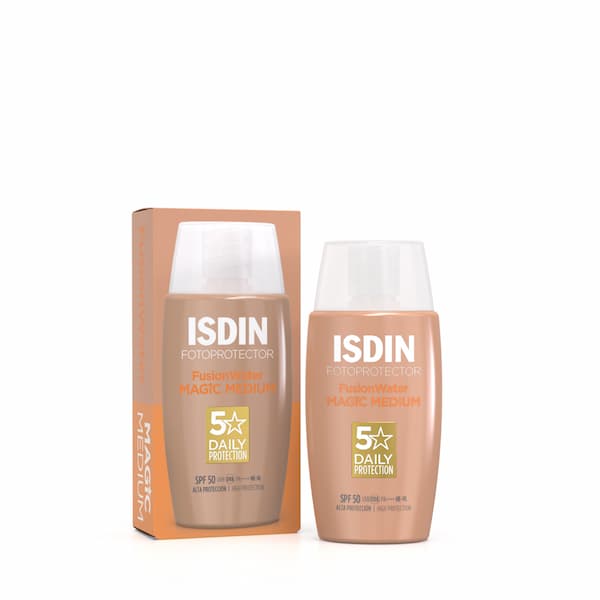 ضدآفتاب مجیک فیوژن واتر مدیوم ایزدین ISDIN Fusion Water Magic Medium SPF50